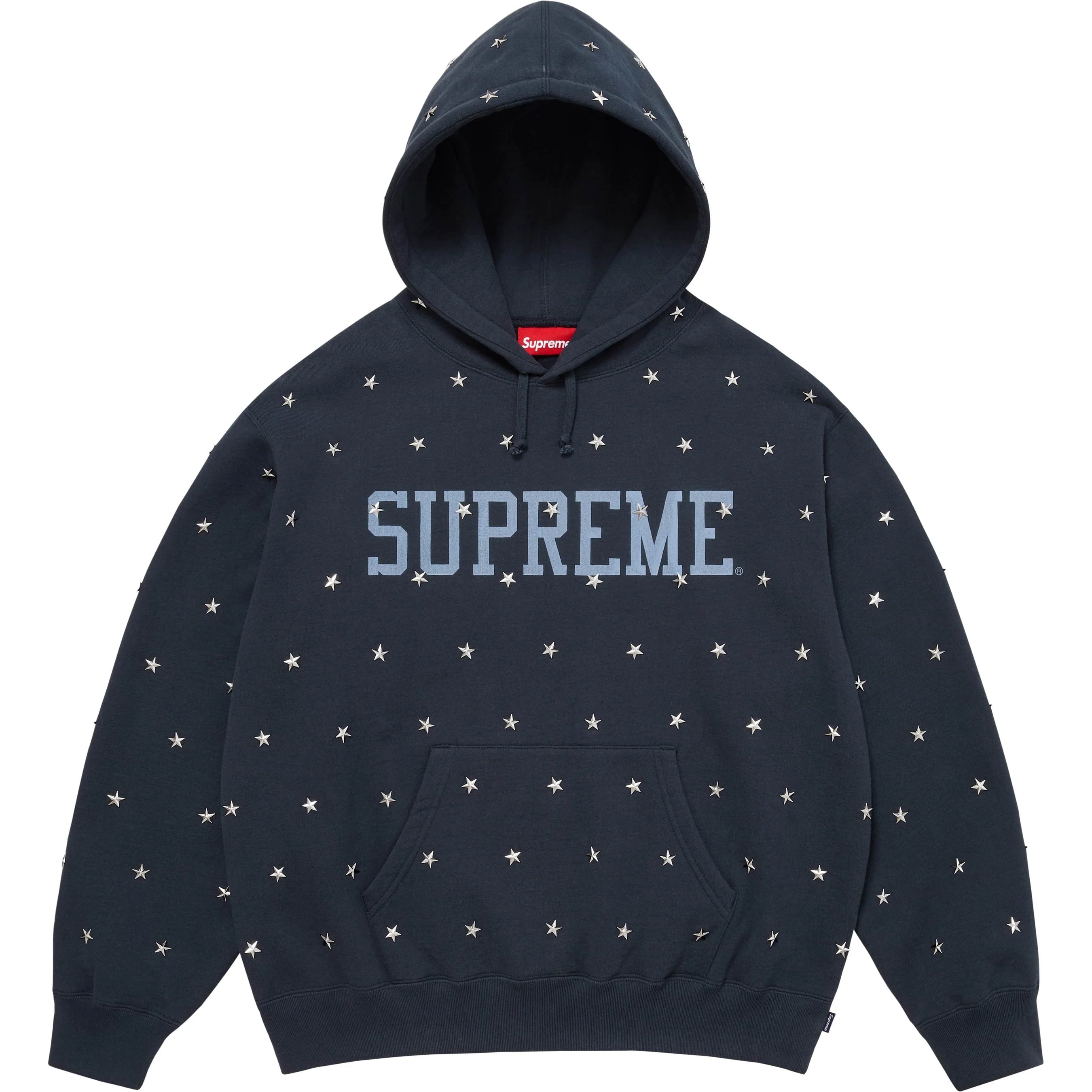 Stars Studded Hooded Sweatshirt view 5